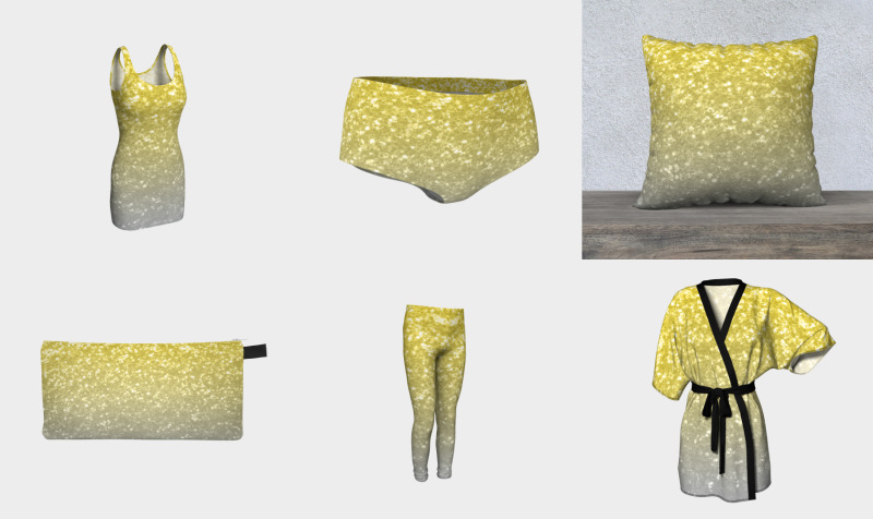 Light ultimate grey illuminating yellow sparkles preview