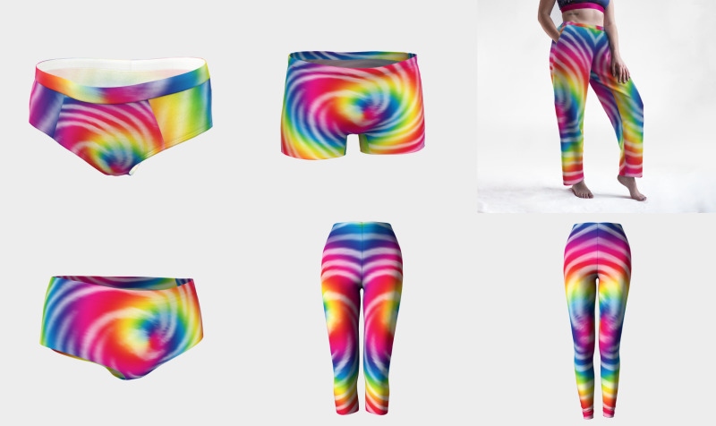 Vibrant Swirling Tie Dye preview