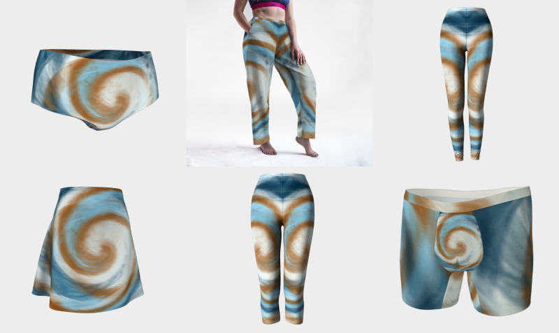Blue Brown and White Tie Dye preview