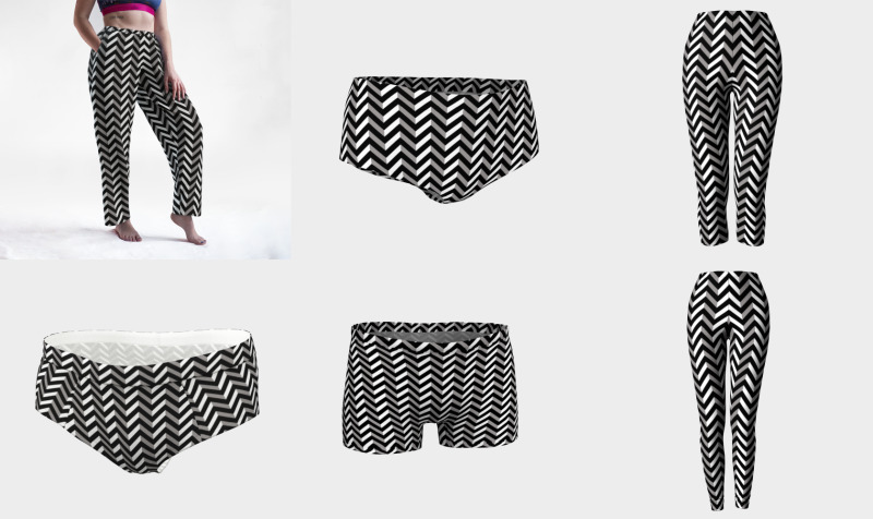 Black and White Chevrons preview