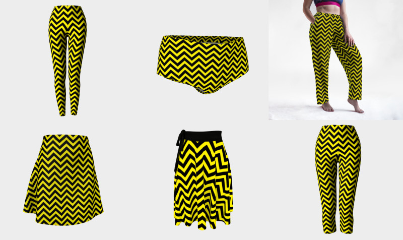 Yellow and Black Chevrons preview