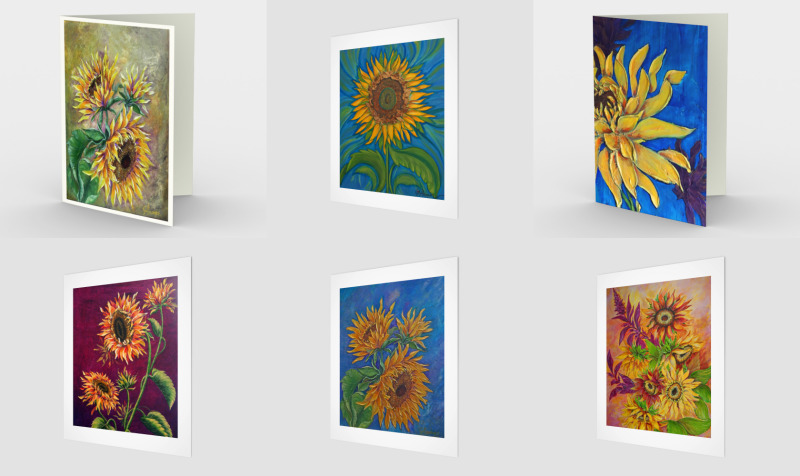 Sunflowers for Ukraine Fundraiser *When ordering wood art prints choose the BRIGHT WHITE background option.  preview