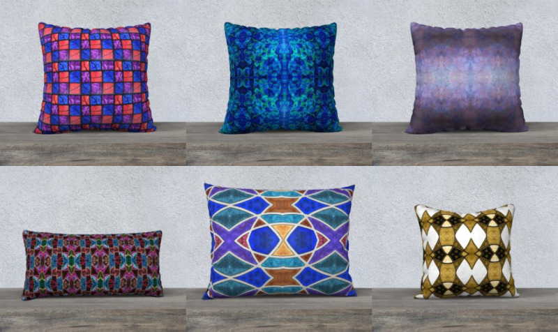 Aperçu de Mosaic & Geometric Pillows No Text