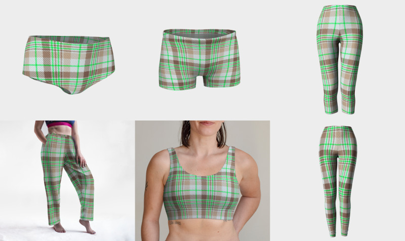 Mint Chocolate Plaid preview