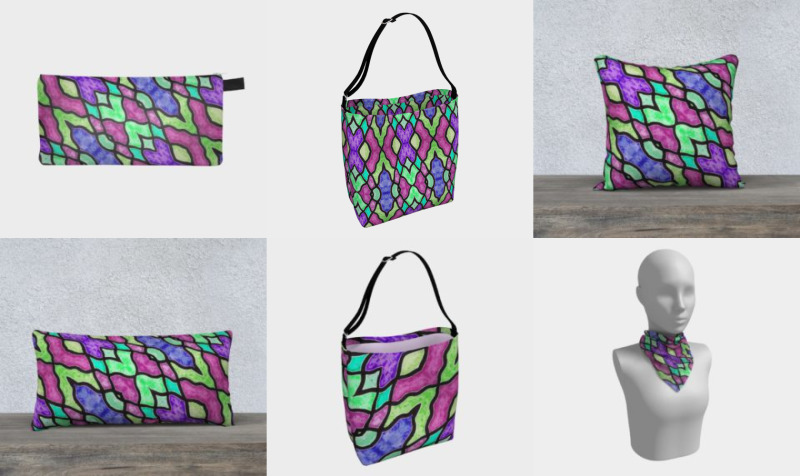 Purple Green Ziggity I & II preview