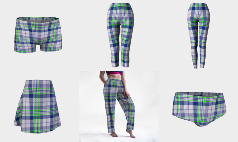 Blue Plaid With Green preview