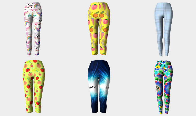 Graphicart & pattern Leggings & capris & yoga leggings preview