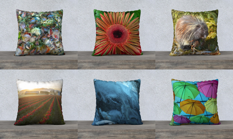 22x22 Zippered Throw Pillow Cover preview