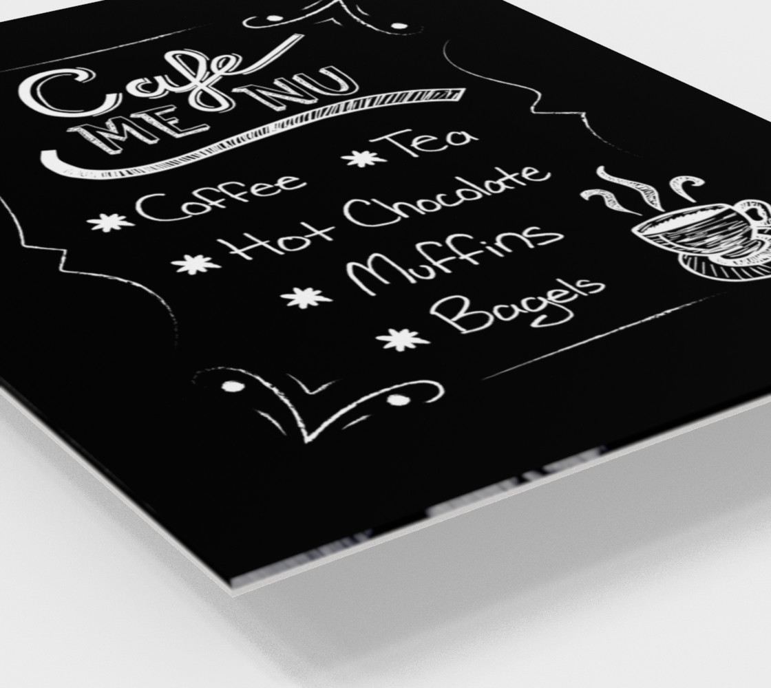 Cafe Menu Canvas Print 11"x14" preview #2