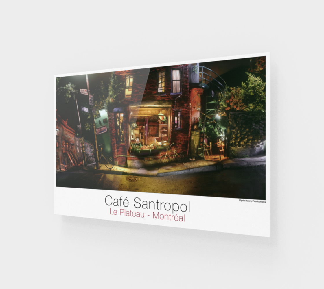 Aperçu de Cafe Santropol - Saint - Urbain & Duluth - Night View! #1