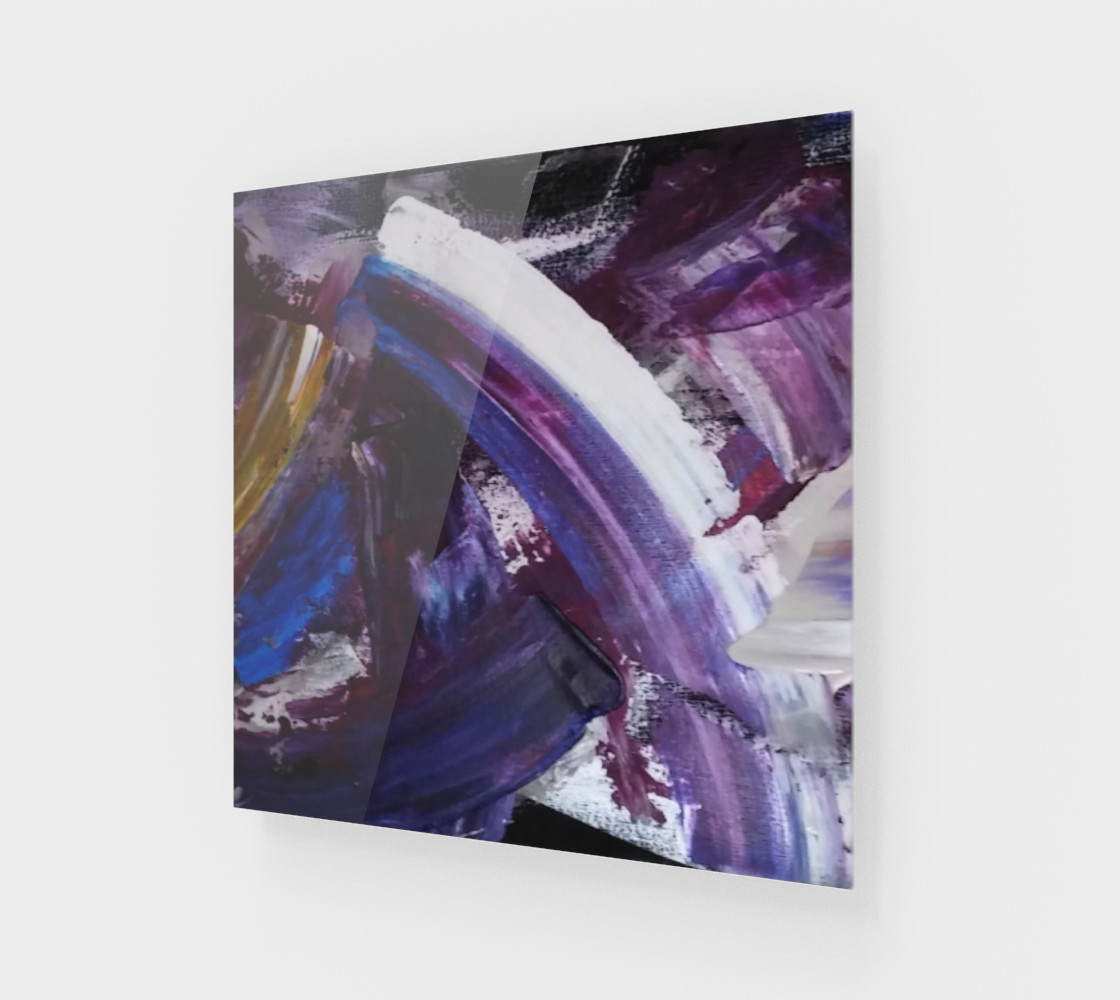 Energy Shift Wave - Abstract Painting by Janet Gervers preview #1