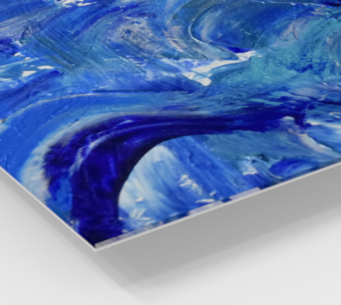 Shimmer Waves - Abstract Art by Janet Gervers 2018 preview #2