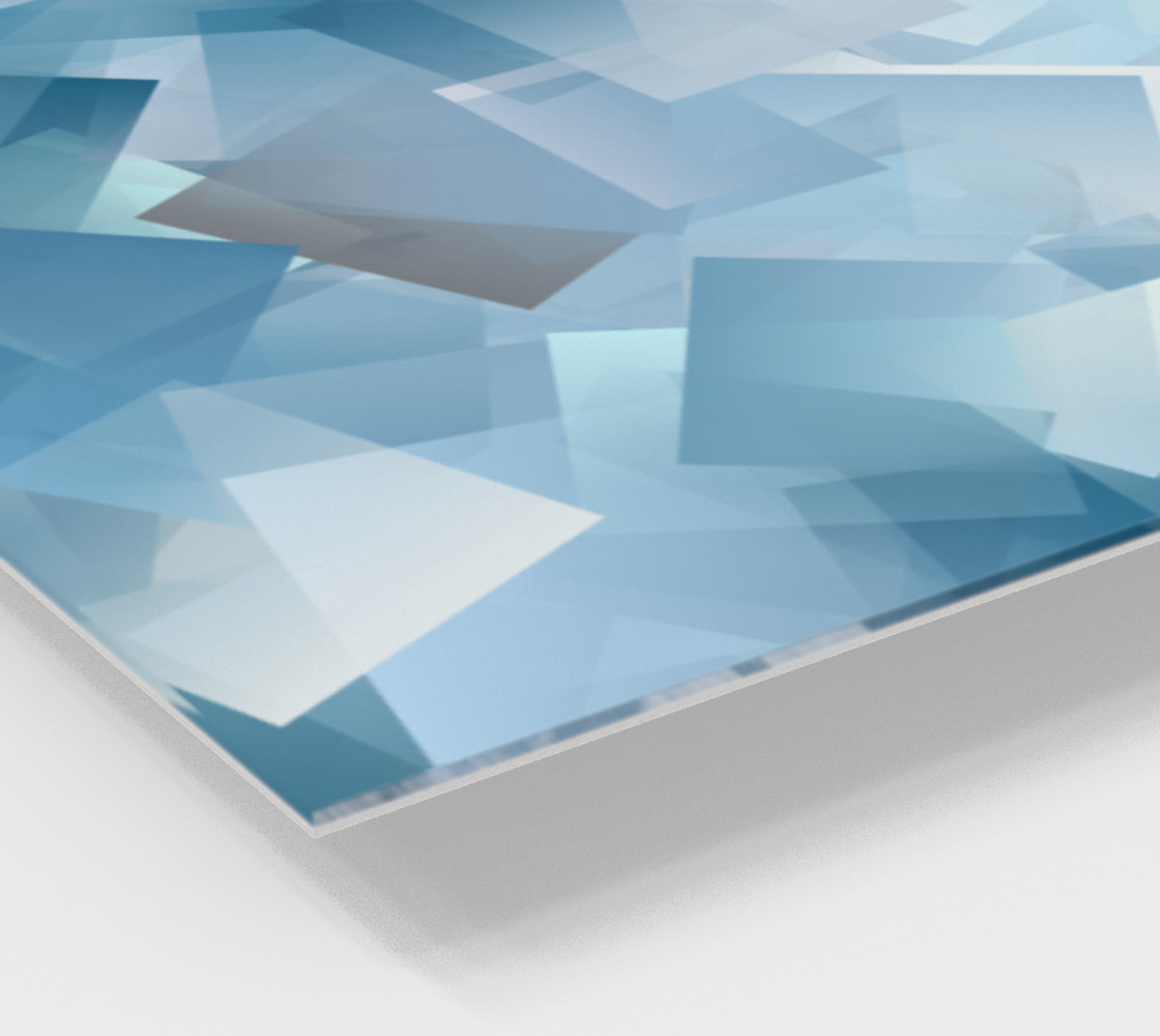 Muted Blues In Cubes preview #2