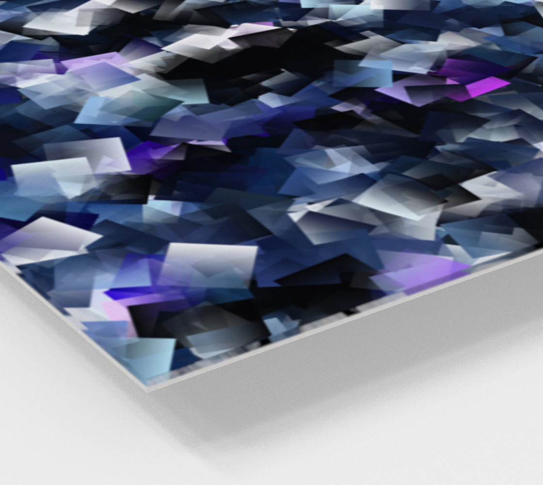 Moody Blue And Purple Cubes preview #2