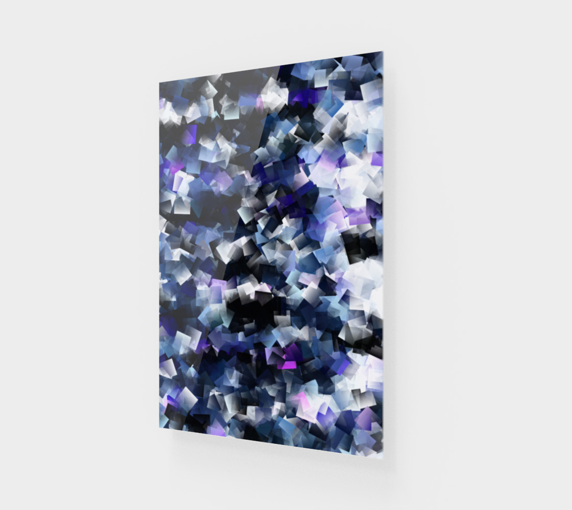 Moody Blue And Purple Cubes preview #1