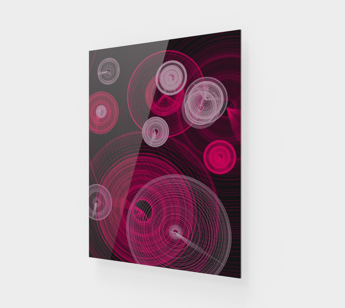 Circles Wall Art 7.5" x 10" preview #1