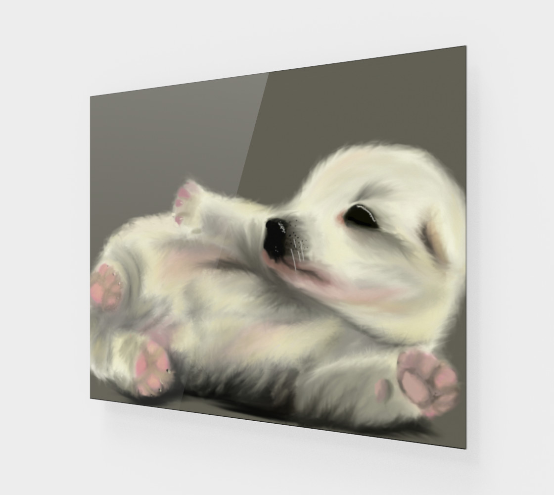 Adorable Puppy Wall Art 24" x 20" preview #1