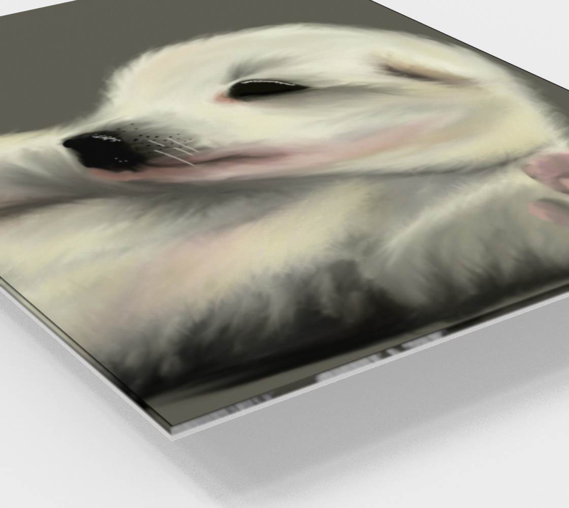 Adorable Puppy Wall Art 11" x 14" preview #2