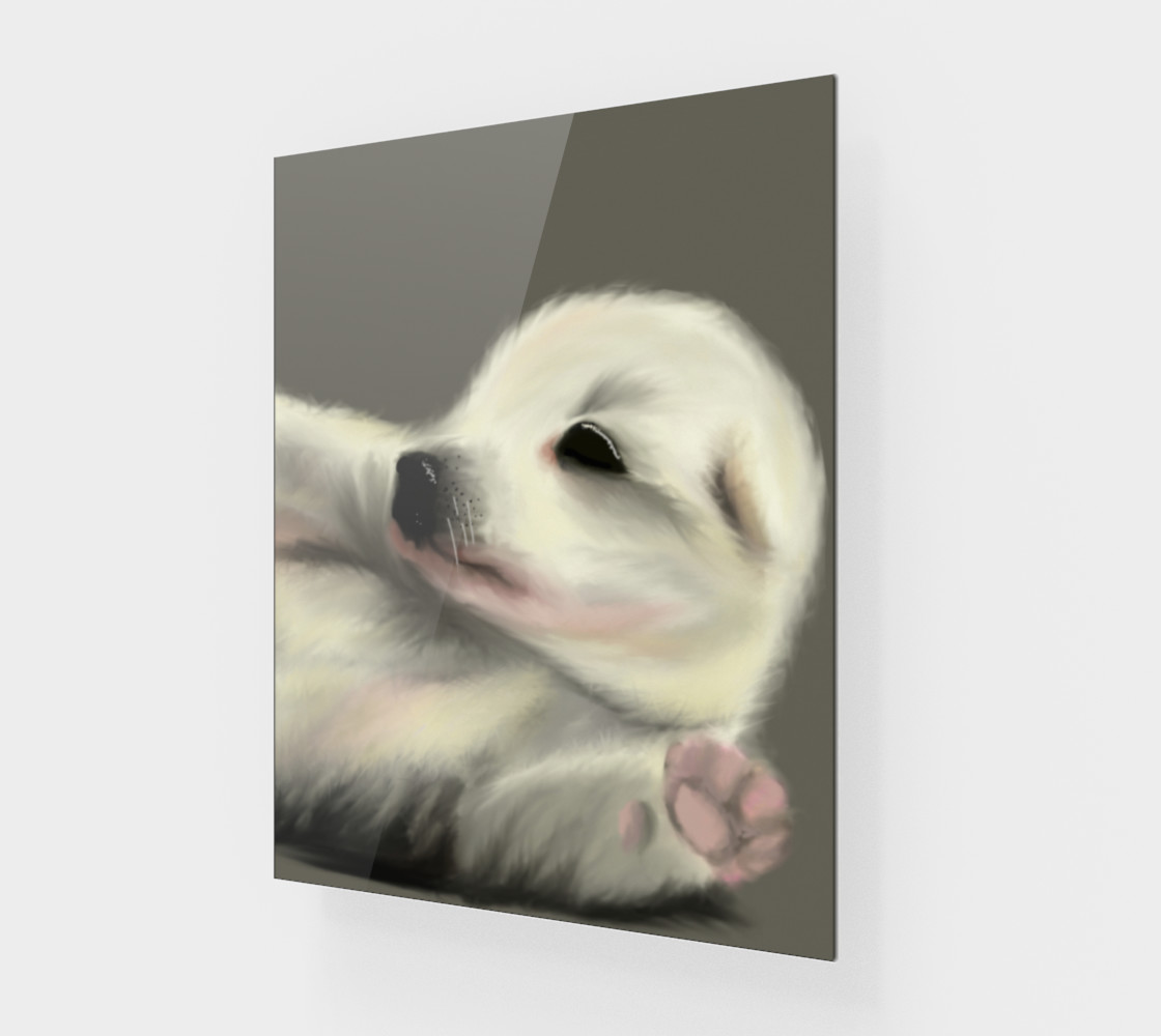 Adorable Puppy Wall Art 11" x 14" preview #1