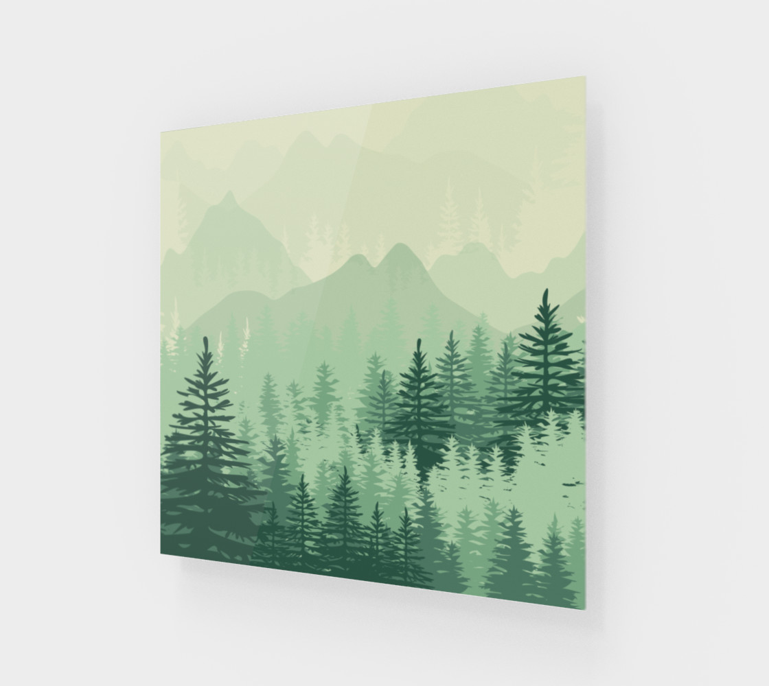 Forest Pine Art Print preview #1