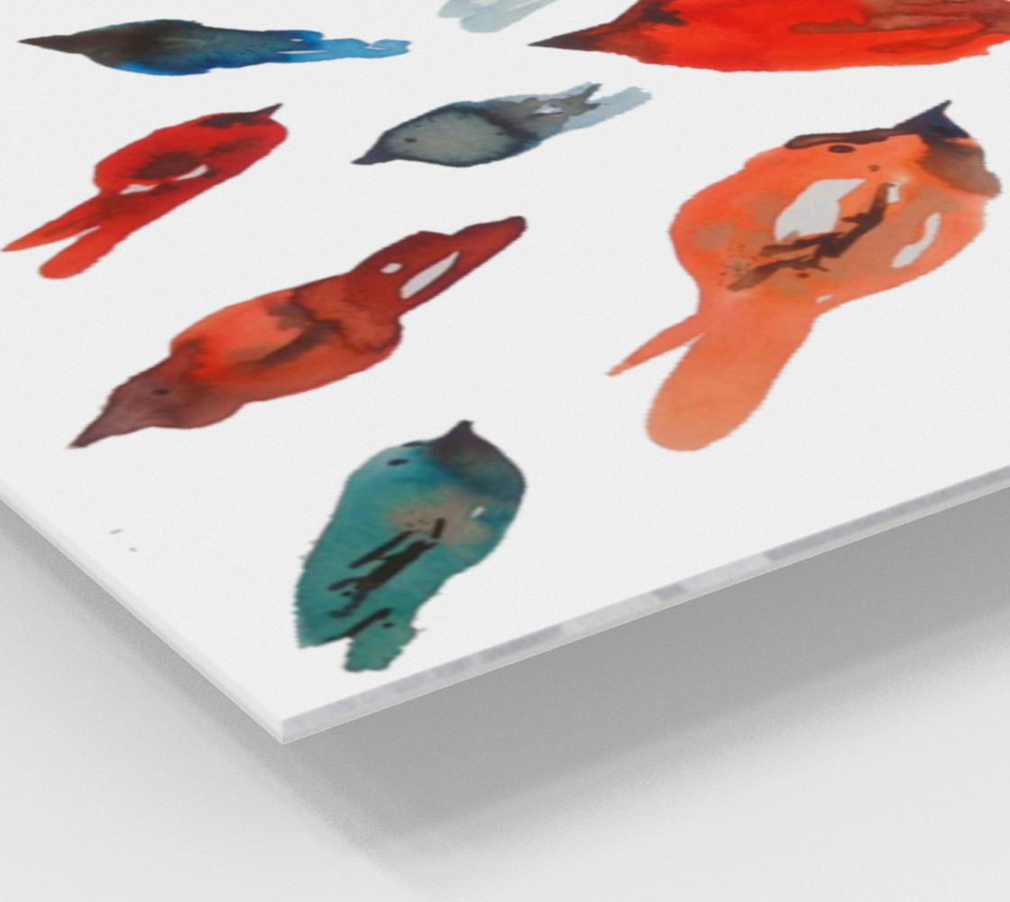 Wall art Little Fish Birds preview #2
