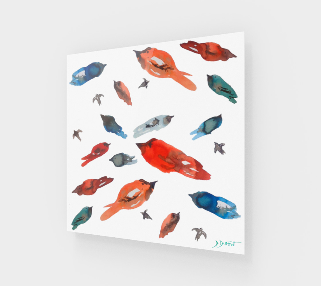 Wall art Little Fish Birds preview #1
