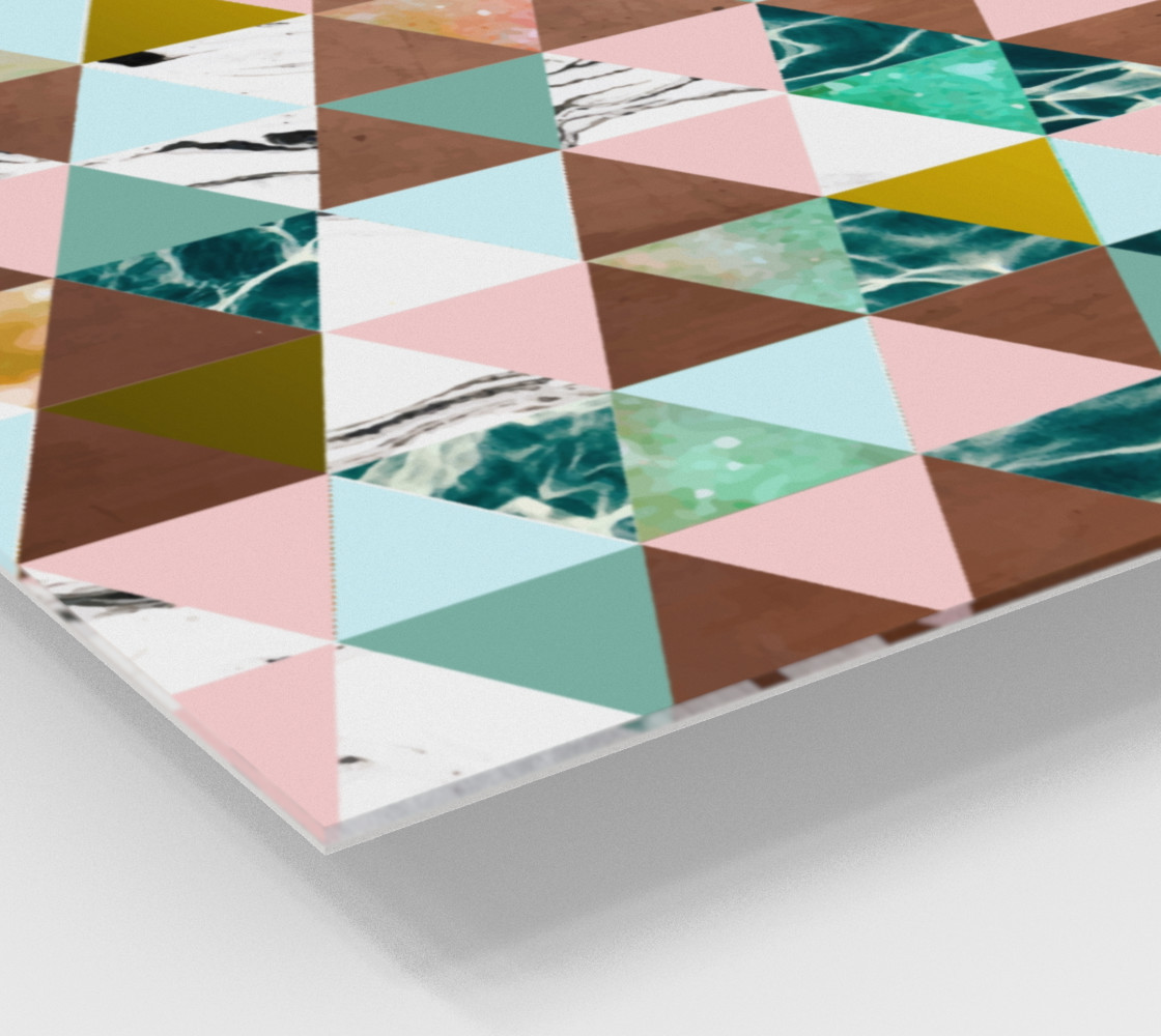 Life in a Pattern Wood Print preview #2