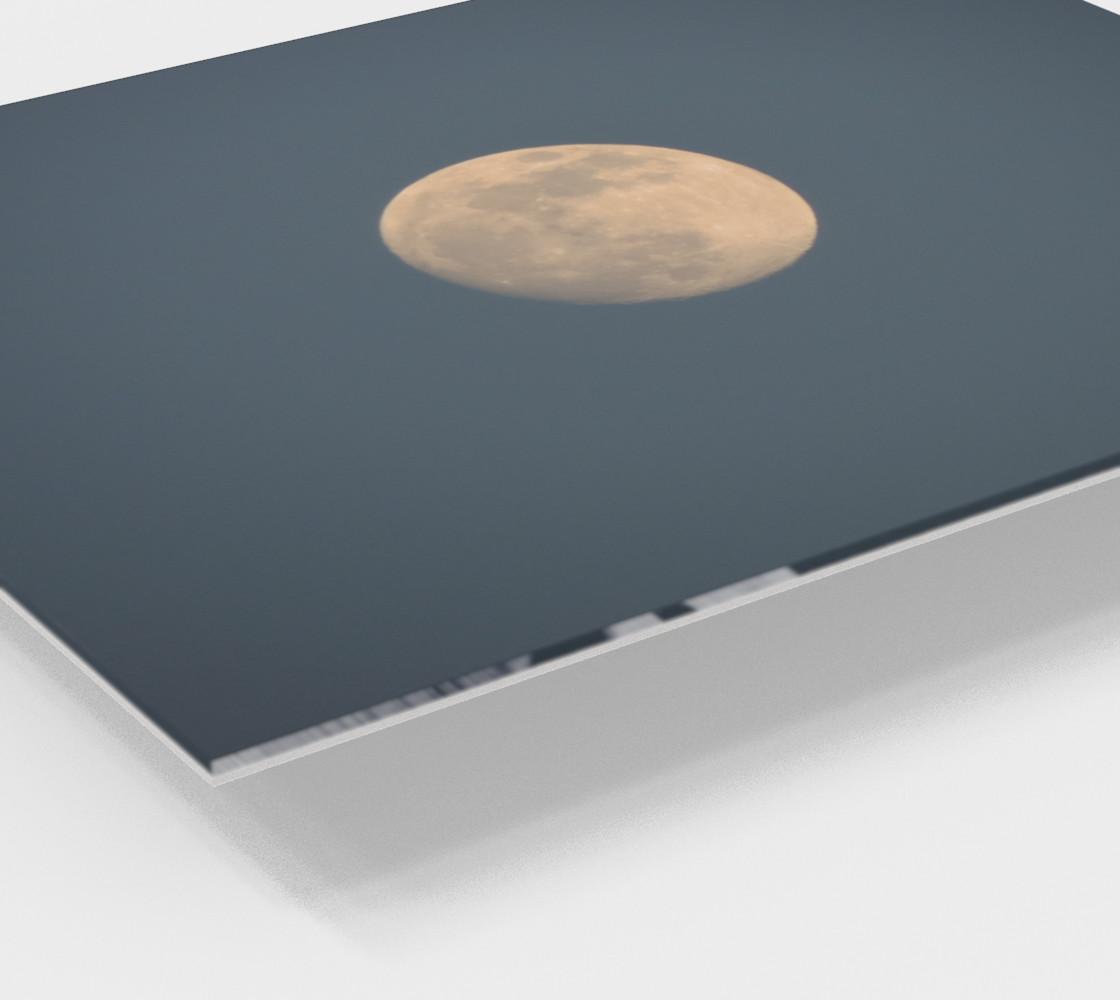 Aperçu de Moon and blue sky Art Print #2