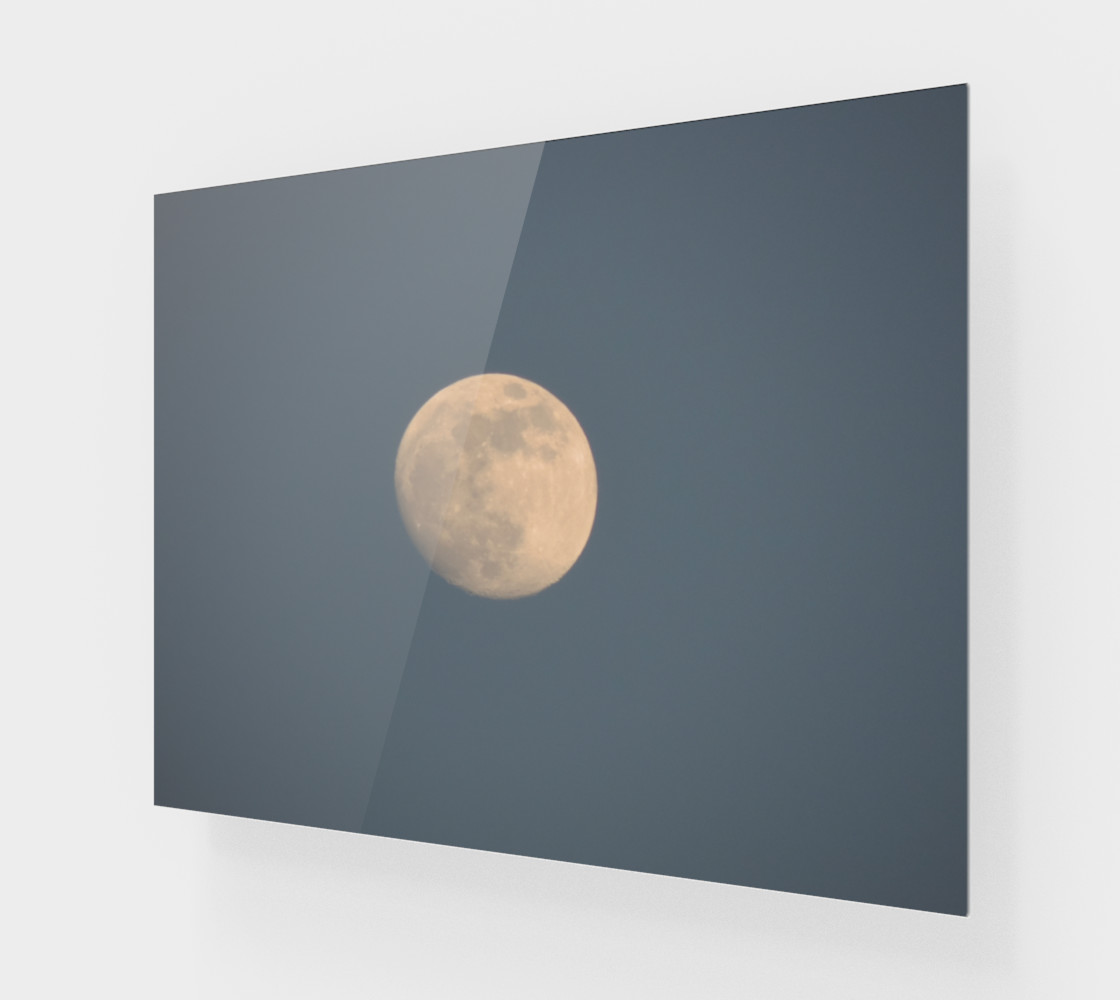 Aperçu de Moon and blue sky Art Print #1