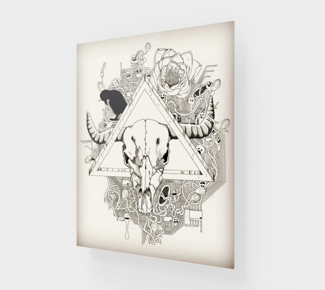 Infesteted Skull - White version preview #1