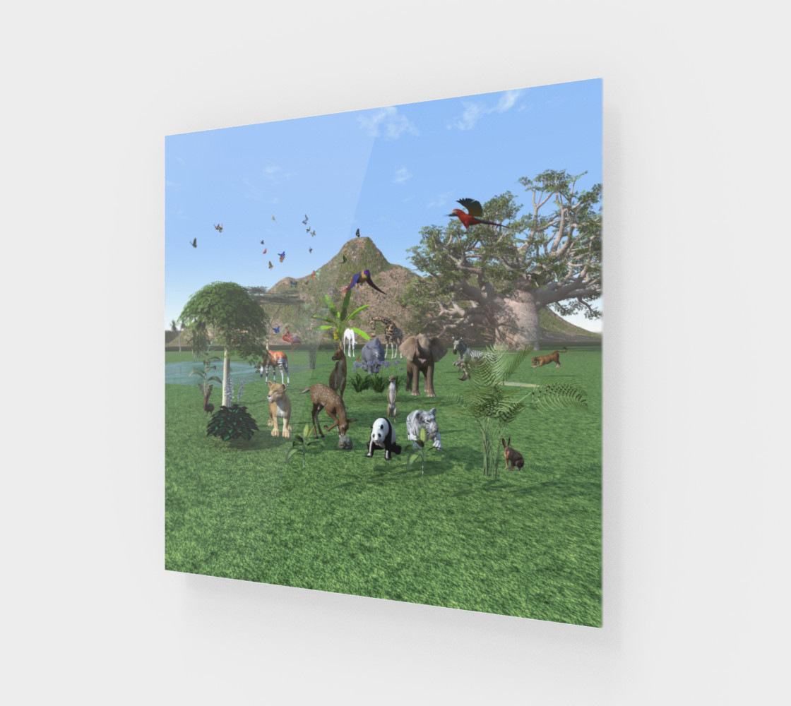 An exotic wild animal scene preview #1
