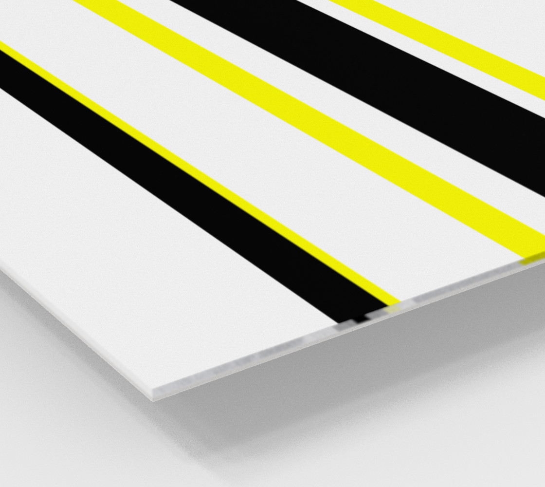 Aperçu de Black Yellow and White Stripes #2