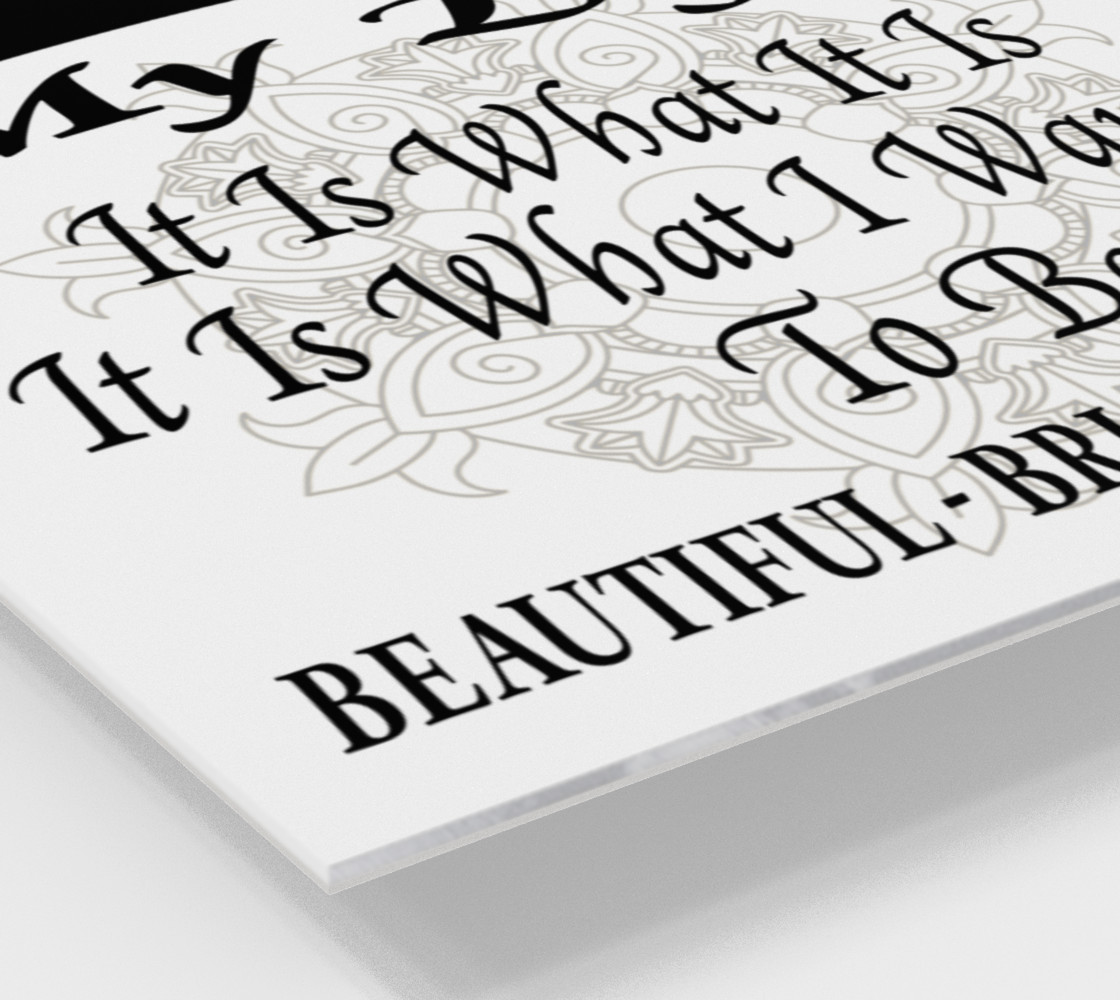 My Life Mandala Poster preview #2