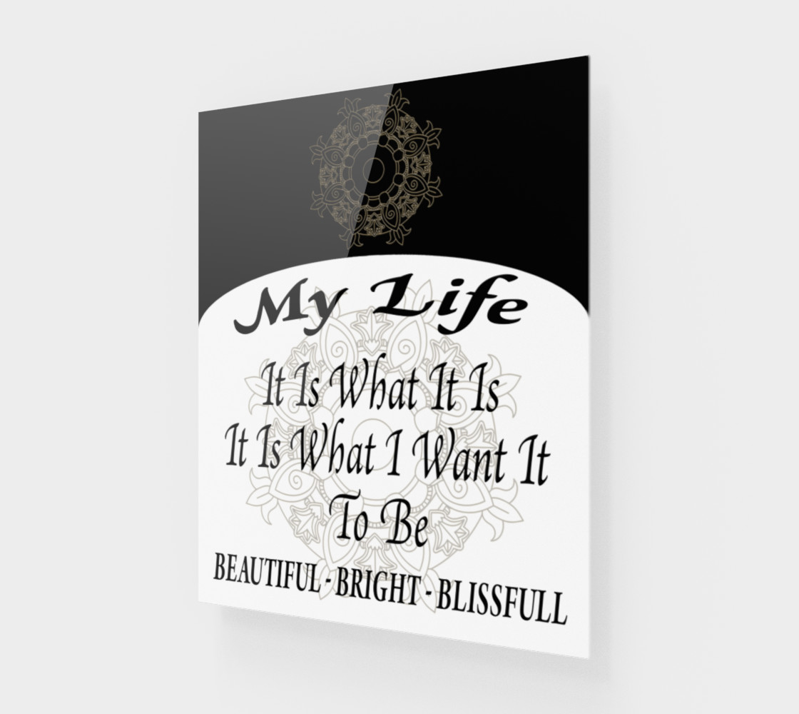 My Life Mandala Poster preview #1