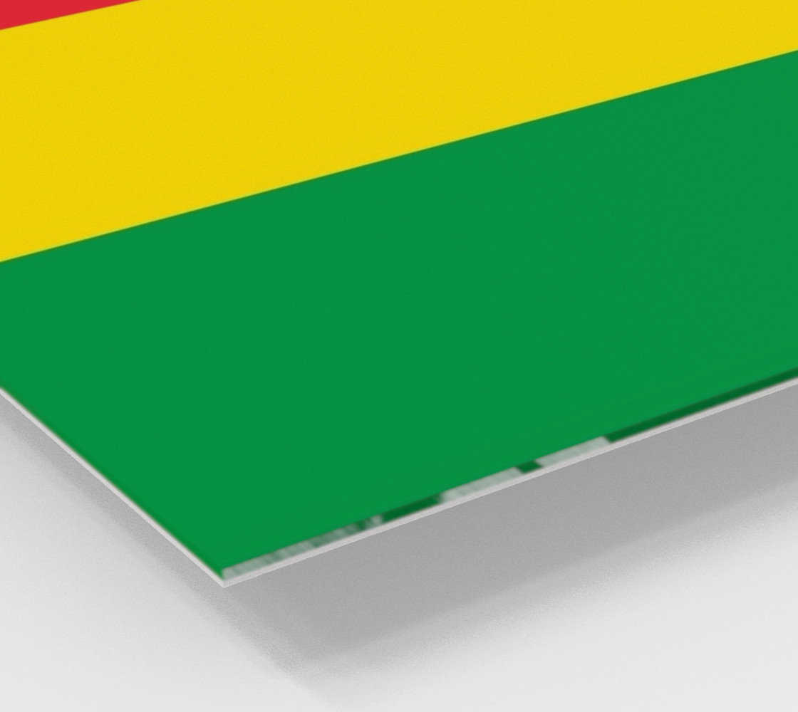 Rasta Colors Green Yellow Red Stripes Pattern preview #2