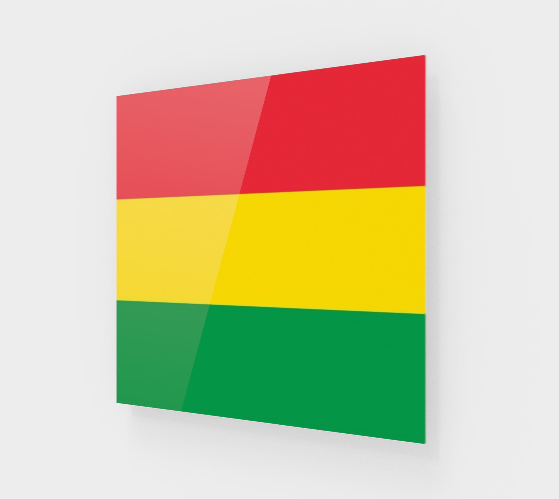 Rasta Colors Green Yellow Red Stripes Pattern preview #1