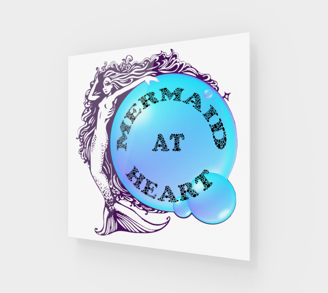 Mermaid at Heart Wall Art preview #1
