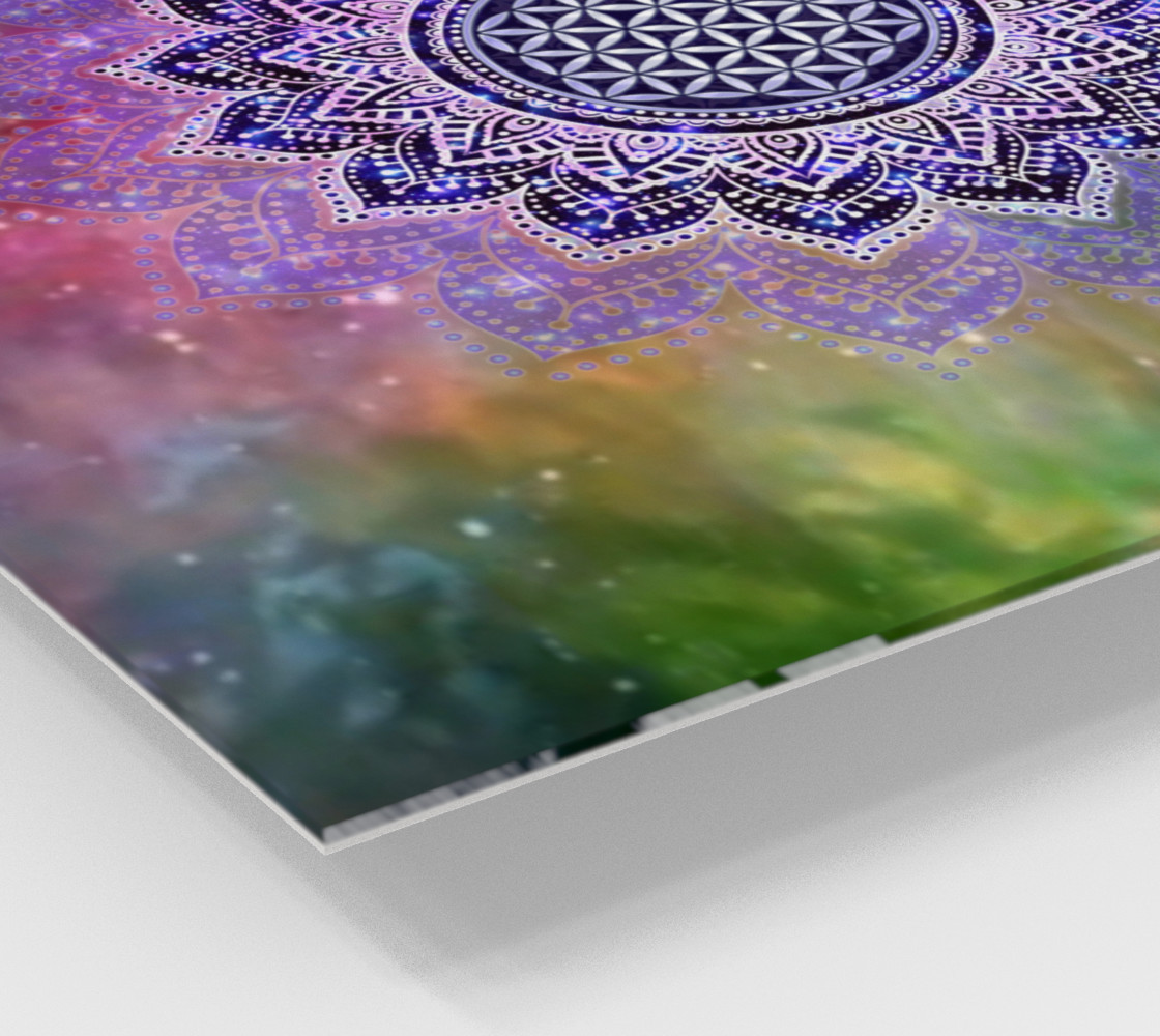 Flower Of Life - Lotus Of India - Galaxy Colored print IV preview #2
