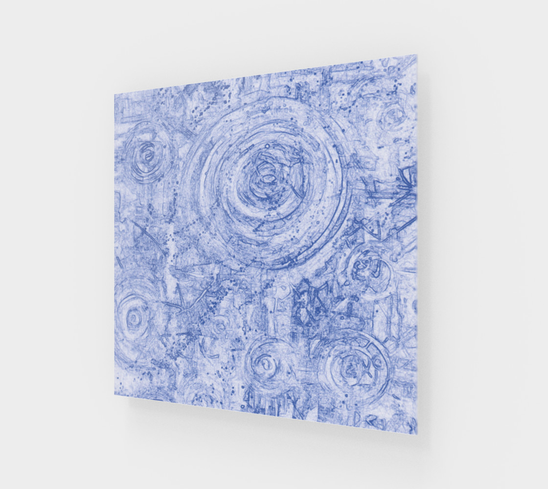 Blue and White Circles preview #1