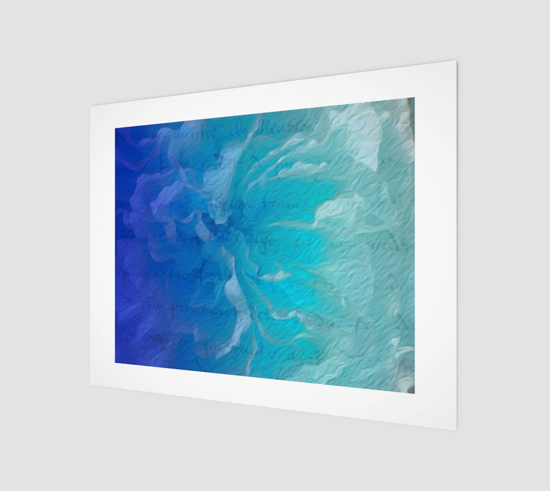 Blue I So Hope 14 x 11 Print preview #1