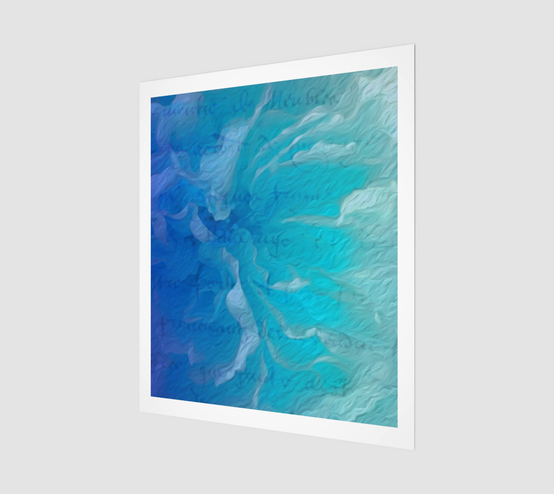 Blue I So Hope 20 x 24 Print preview #1
