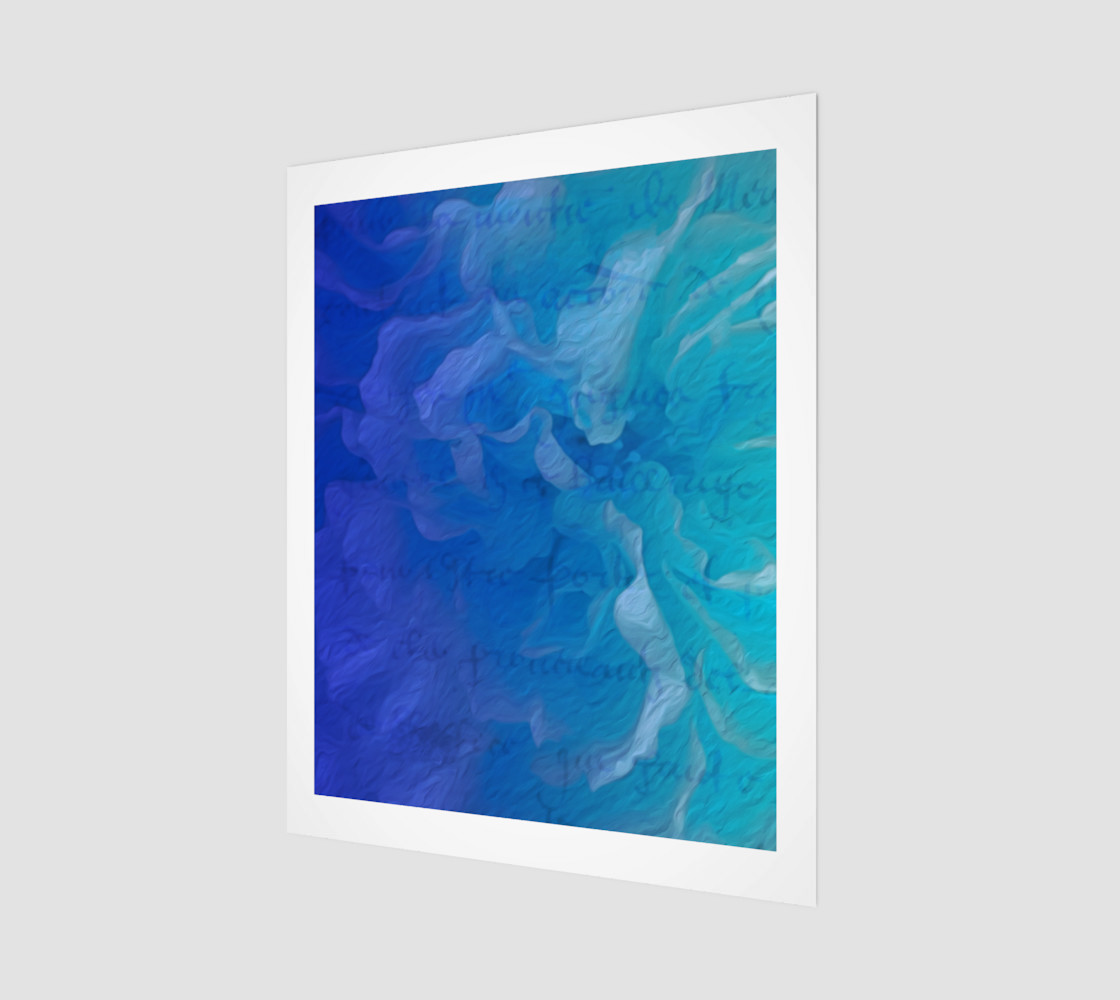 Blue I So Hope 16 x 20 Print preview #1