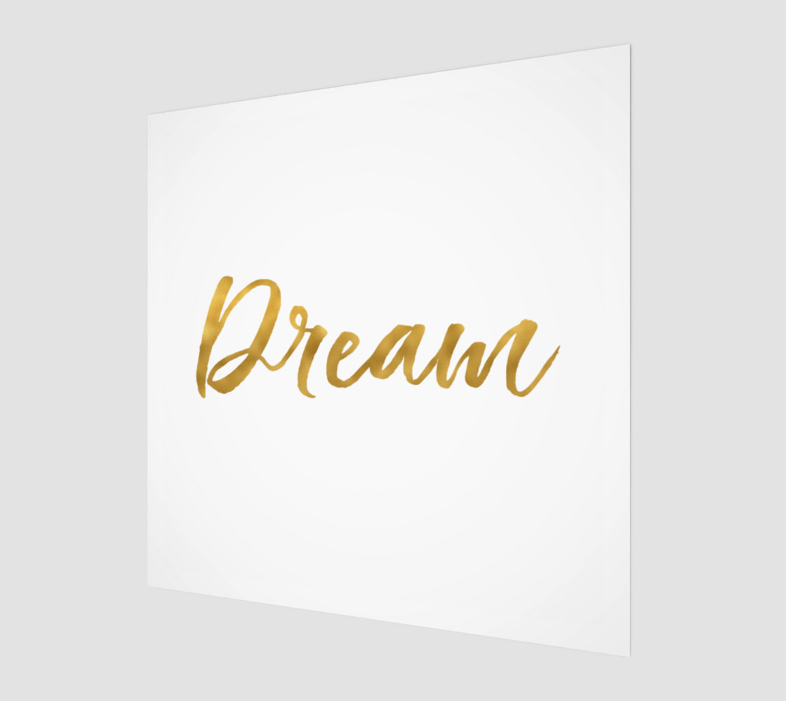Gold White Inspirational Dream preview #1