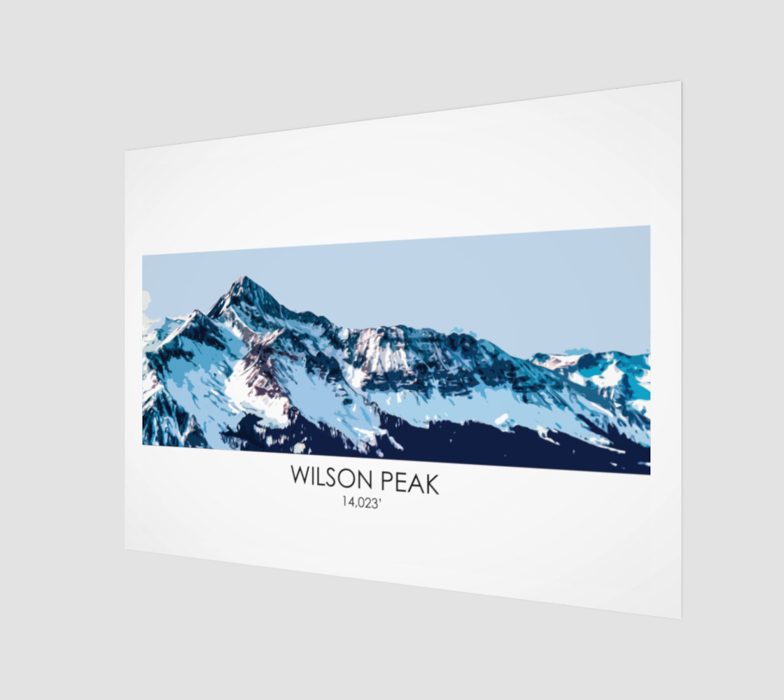 Wilson Peak Art Print preview #1