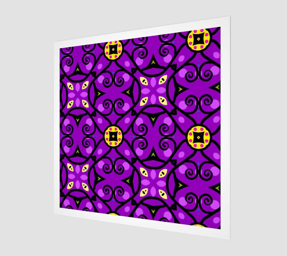 purple and gold art preview #1