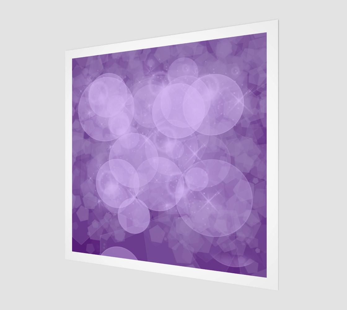 purple bubbles wall arts preview #1