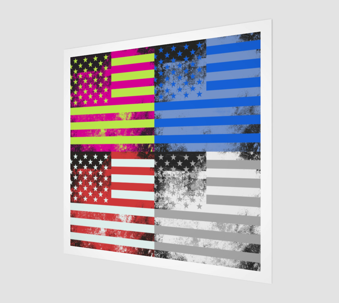 American Flag Pop Art preview #1