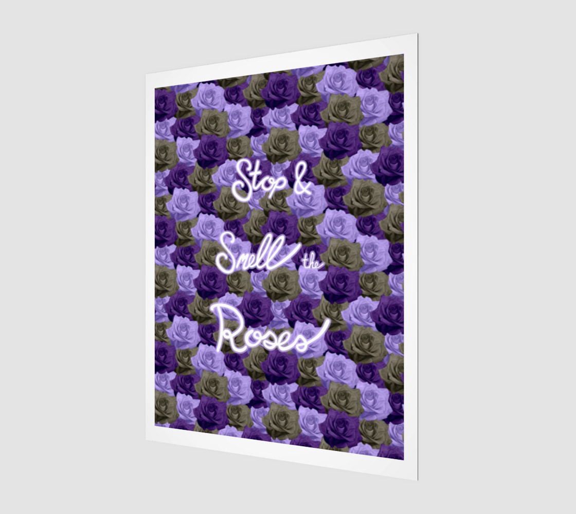 Stop & Smell the Roses Canvas Print - 3:4 Miniature #2