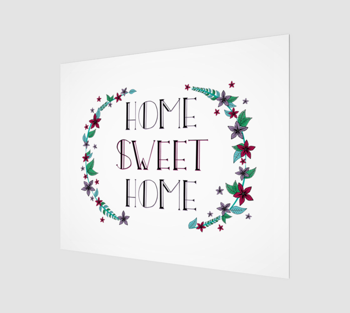 Aperçu de Home Sweet Home Canvas Print - 24"x20" #1