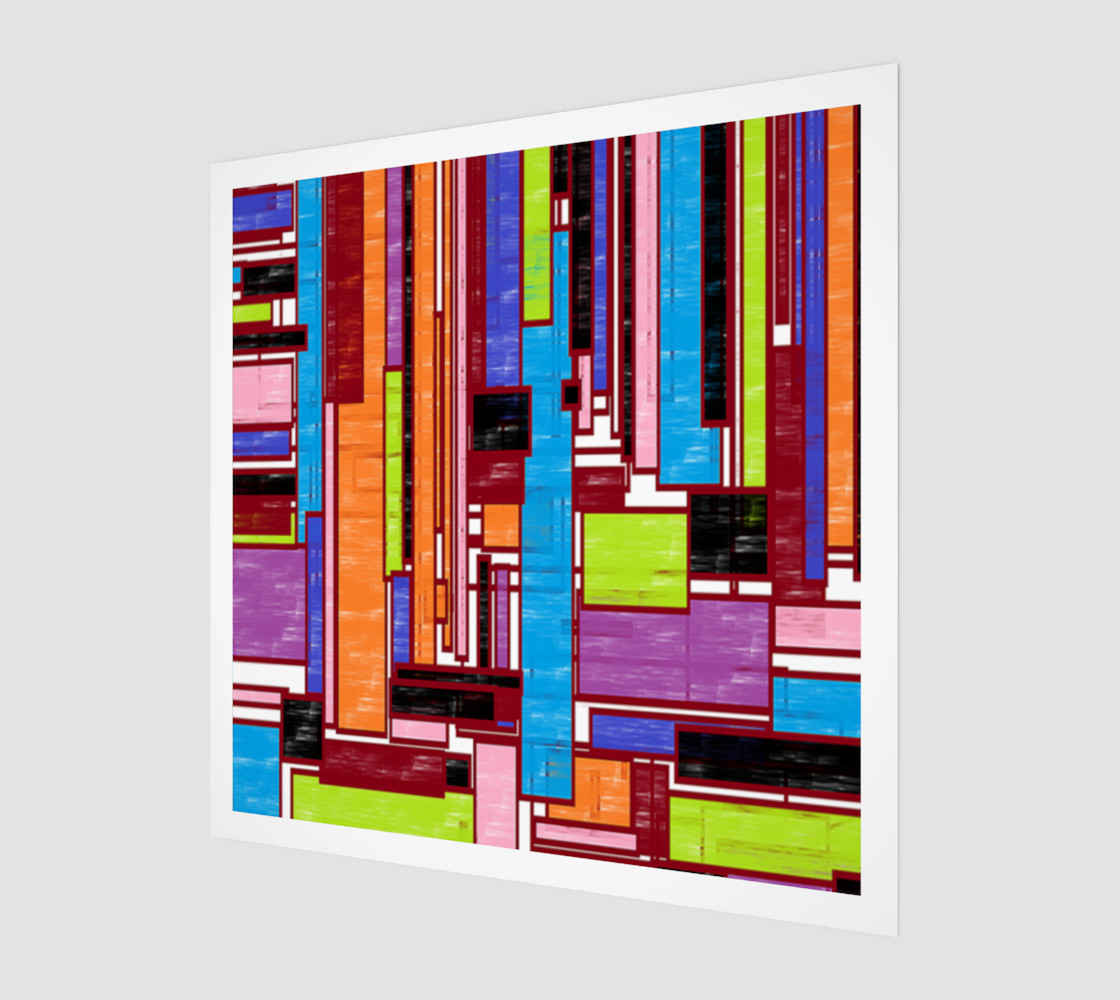 Geo Print Canvas preview #1
